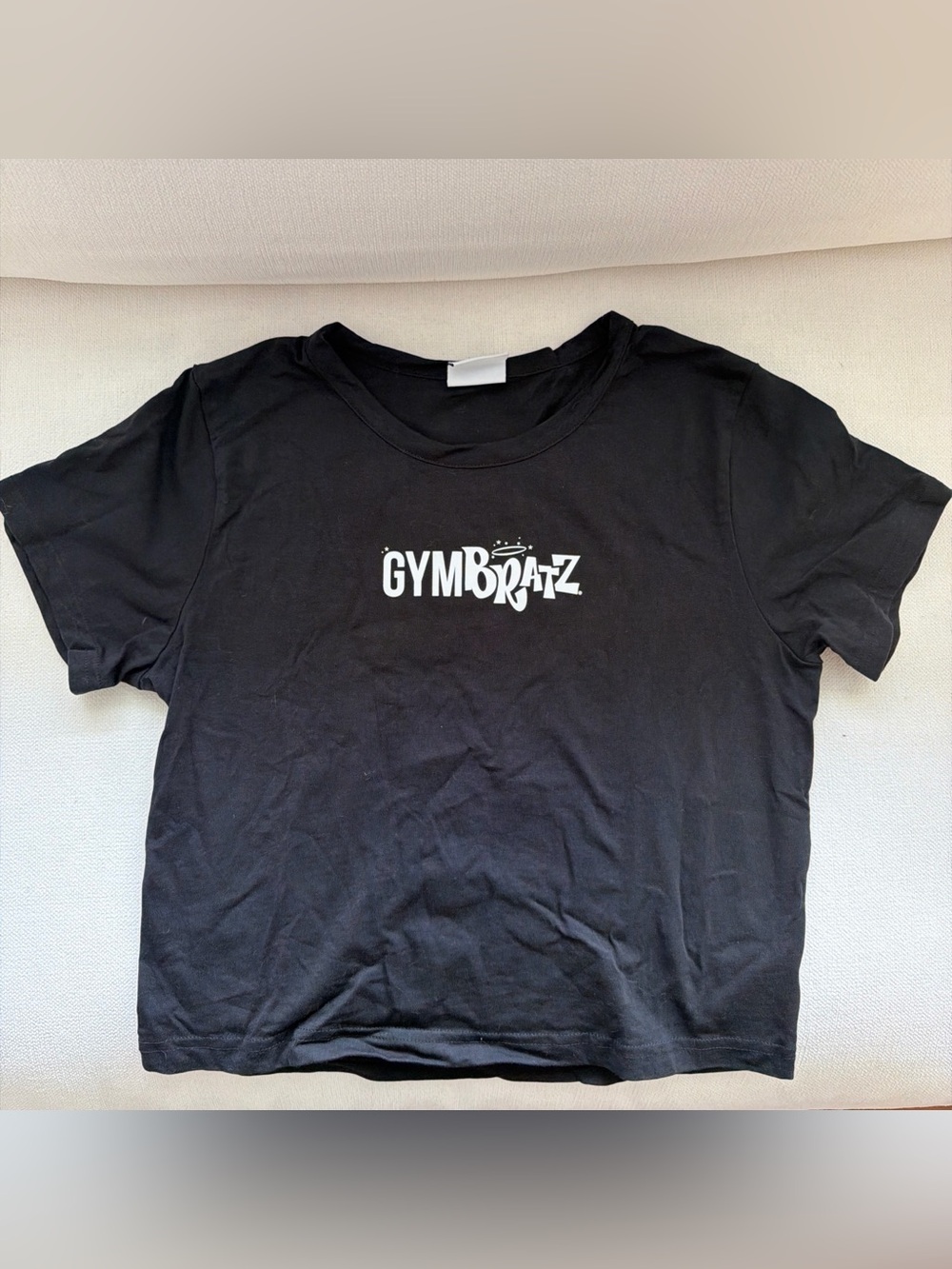 Gymshark x Bratz Black Short Sleeve T-Shirt Size Small NWOT